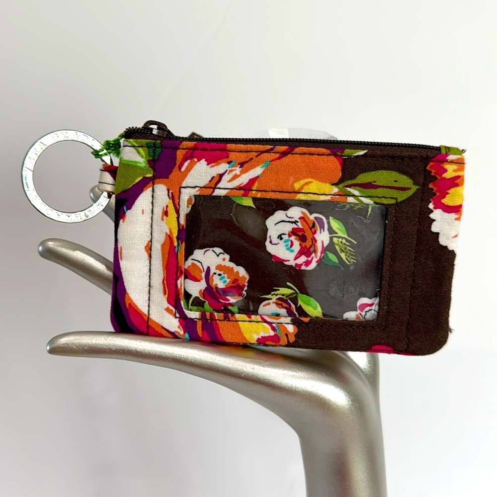 Vera Bradley Zip ID Case English Rose